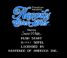 Happily Ever After starring Snow White (Unreleased) Title Screen